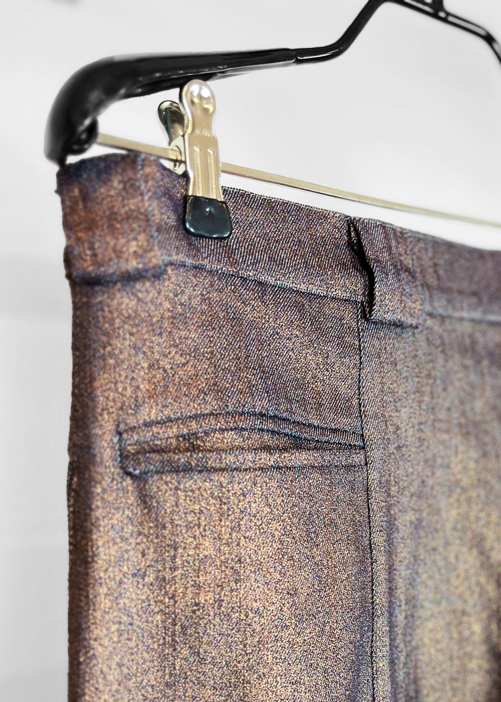 Cargo Pants with Pockets and Panels in Bronze "Billie"