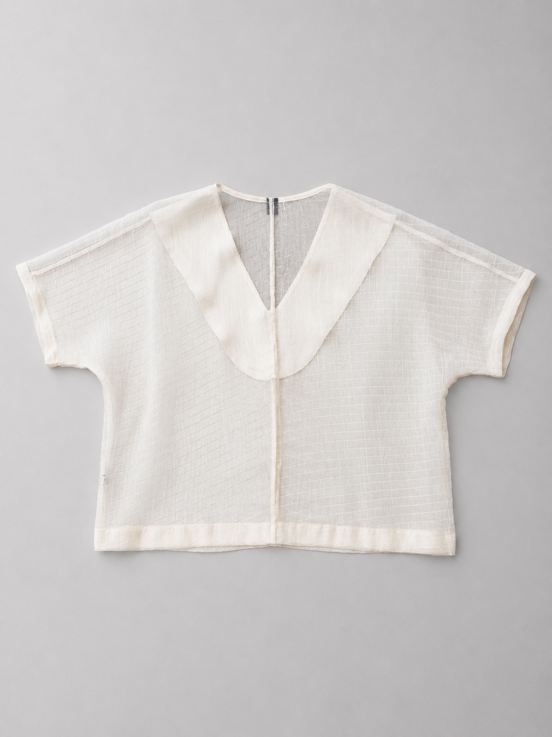 "Lille" Blouse Off-White Silk