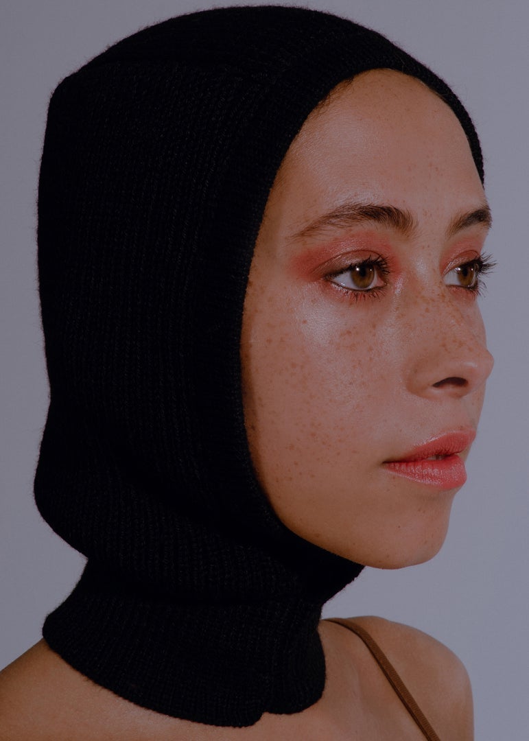 Alpaca Wool Knit Balaclava