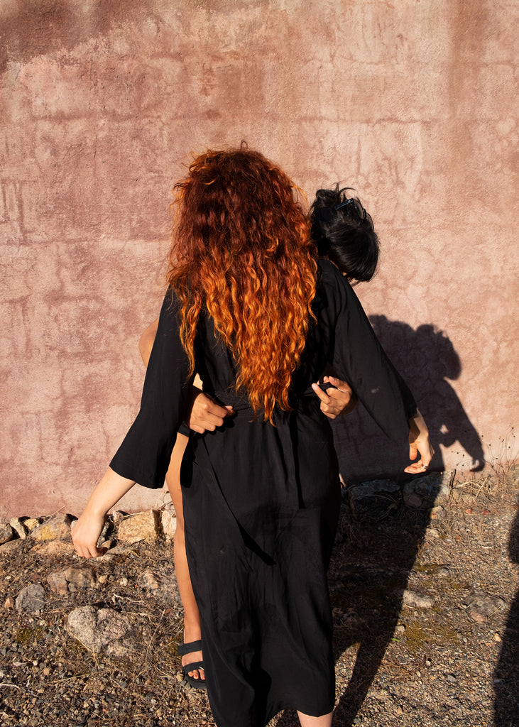 Sandra Dress Black - Corvera Vargas berlin conscious fashion brand. Sandra Dress Black for women.