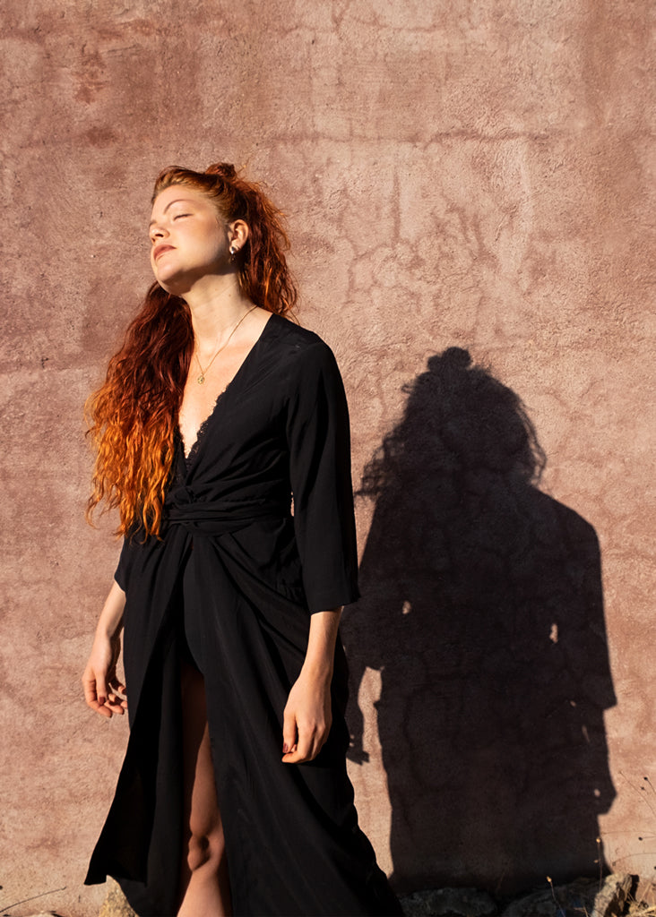 Sandra Dress Black - Corvera Vargas berlin conscious fashion brand. Sandra Dress Black for women.