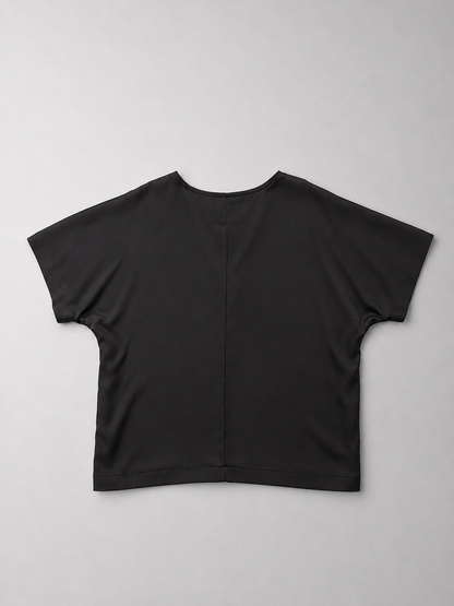 "Lille" Blouse in Black Viscose