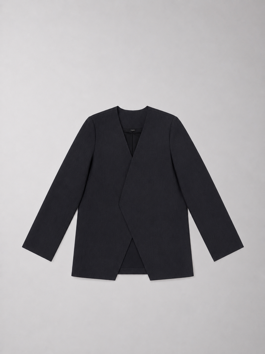 "Zurich" Collarless Blazer