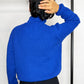 Alpaca Wool Knit Pullover "Zip Bomber"