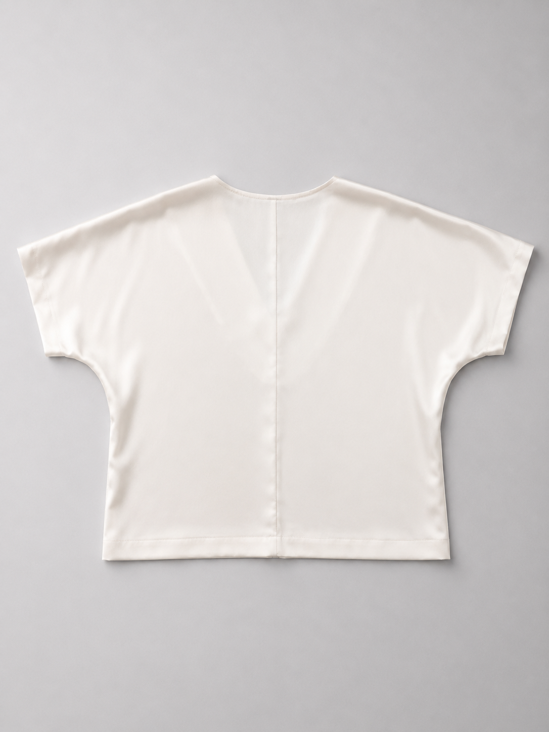 "Lille" Blouse Off-White Silk