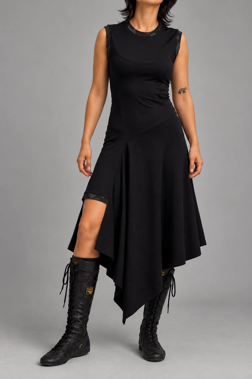 Mariama Asymmetrical Black