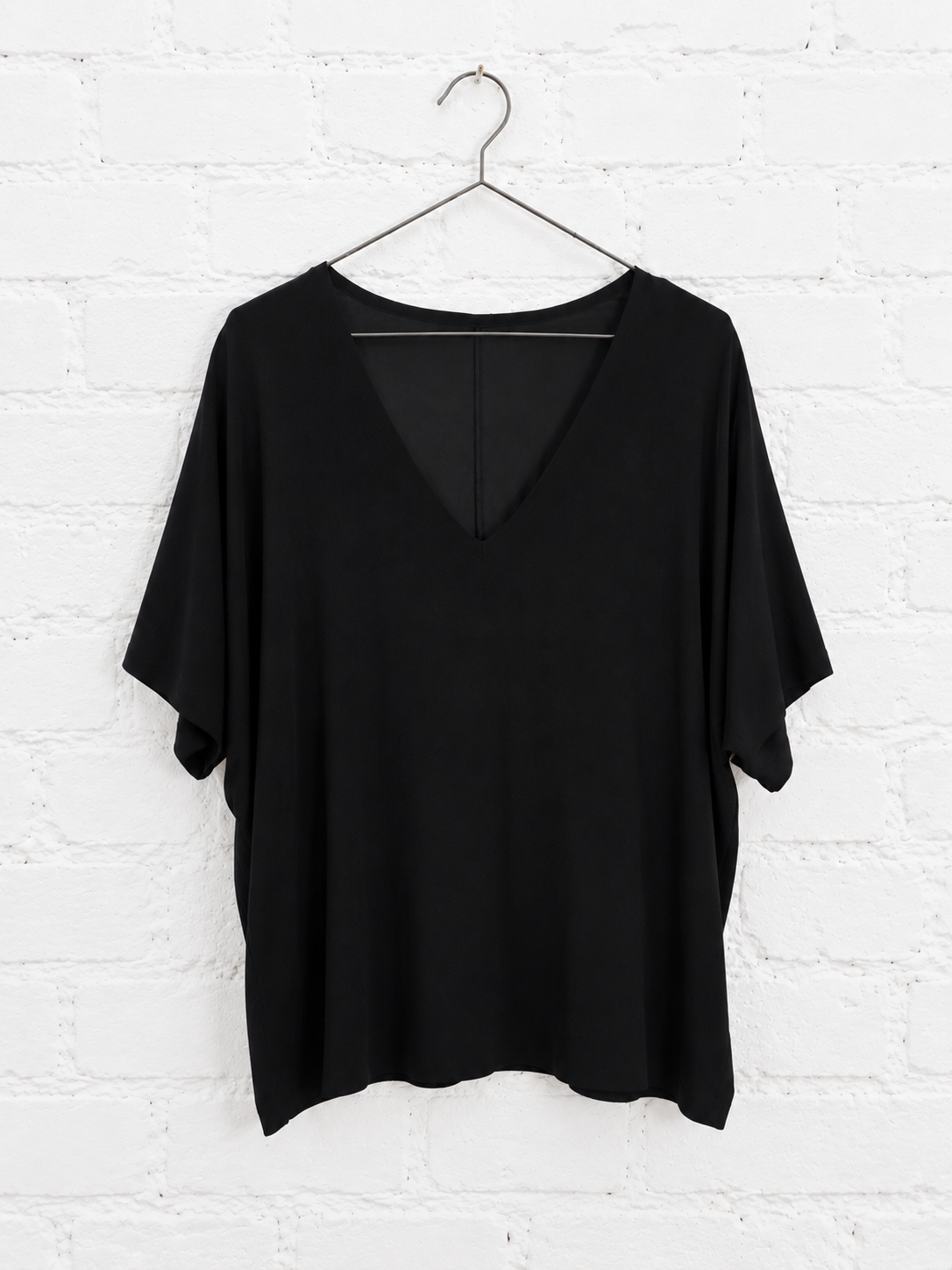 "Lille" Blouse in Black Viscose