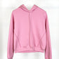 Cosy Hoodie in Pink Cotton Blend Jersey "July"
