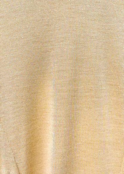 Panelled Sleeveless Midi Dress with Leg Slit in Stretch Jersey "Mariama"