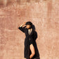 Sandra Dress Black - Corvera Vargas berlin conscious fashion brand. Sandra Dress Black for women. 